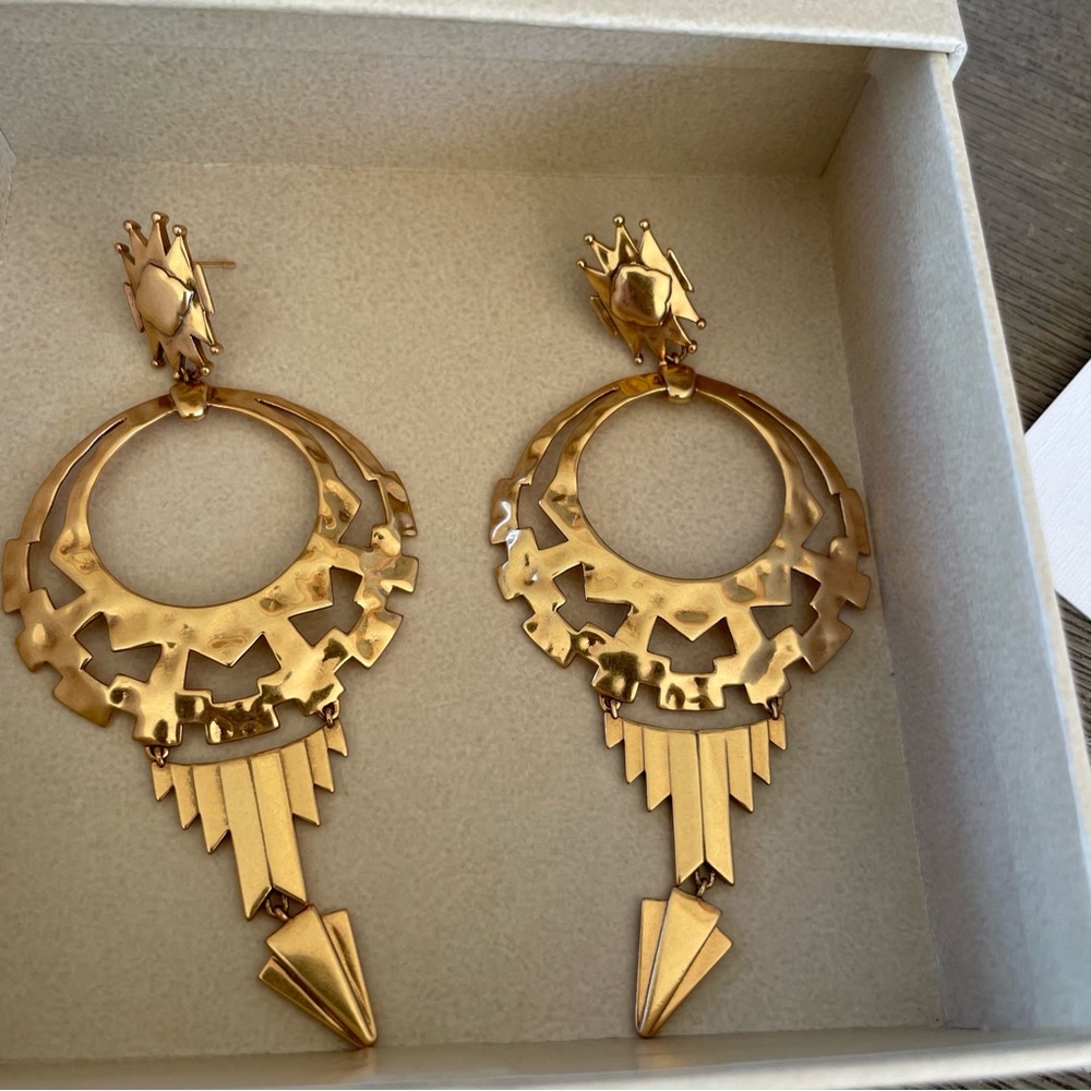 Kendra Scott Yellow Stone Shera Earrings